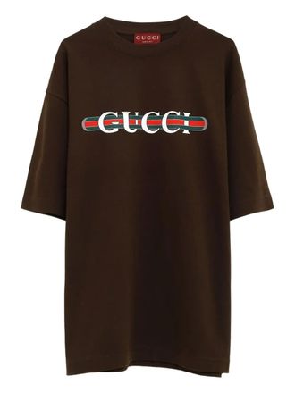 Gucci logo-print T-shirt - Black