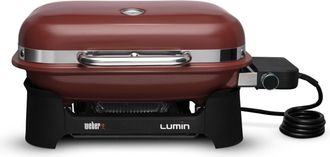 Weber Lumin Compact Barbacoa Mesa El&eacute;ctrico Rojo 2200 W