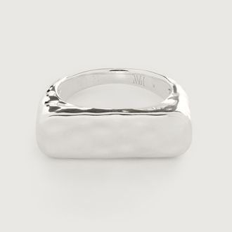 Monica Vinader Sterling Silver Havana Ring