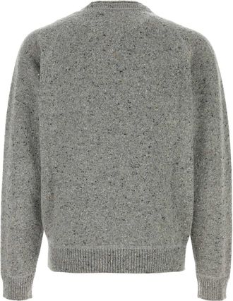 Dsquared2 Mens Yarn Sweater Gray Wool Nylon