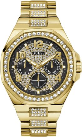 Guess Empire Mens Gold Watch GW0785G2 Stainless Steel - One Size