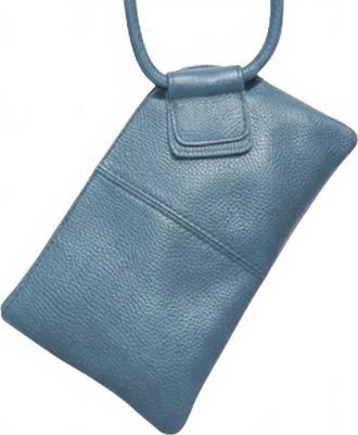 Debbie Katz Womens Monica Leather Clutch In Blue