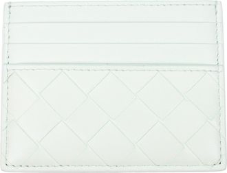 Bottega Veneta Damens Dokumentenhalter aus beige/eisfarbenem Leder