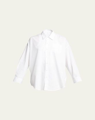 R13 Drop Neck Oxford Shirt
