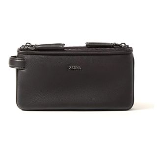Ermenegildo Zegna Bags, male, Brown, Size: ONE SIZE Secondskin Pouch