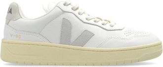 Veja V-90 Sneaker - Heren - Sneakers - Wit - 38 EU - Leer - Schoenen