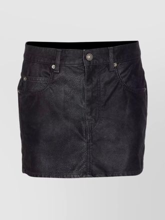 Isabel Marant faux leather mini skirt