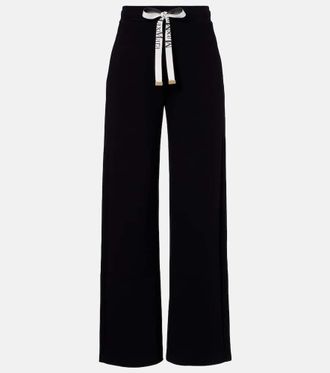 Max Mara Bali cotton-blend wide-leg pants