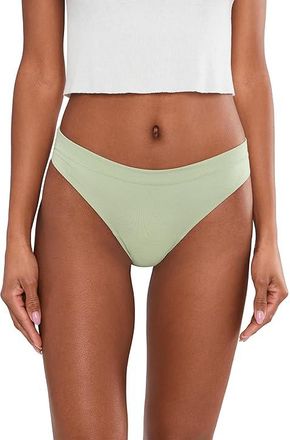 MeUndies Feel Free Thong Womens Lingerie Sage : XL, Elastane/Microfiber