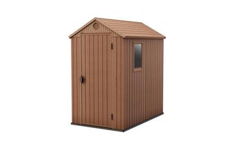 Keter Cobertizo De Madera/pvc Darwin Keter Marr&oacute;n 4x6