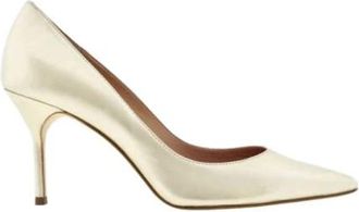 Carolina Herrera Leren Pumps - Dames - Pumps - Grijs - 38 EU - Leer - Schoenen