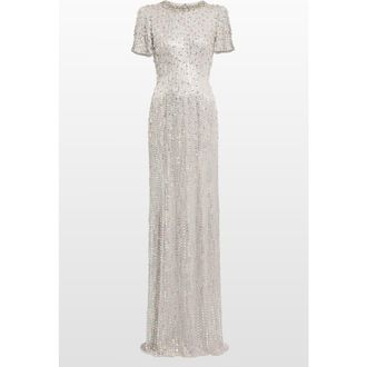 Jenny Packham Serenity Sequin-Embellished Gown in Ammonite at Nordstrom, Size 12 Uk