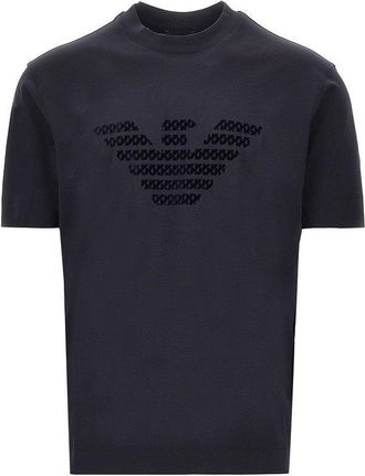 Emporio Armani Lyocell and cotton blend T-shirt with logo Man XL