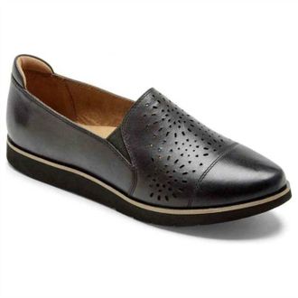Rockport Womens Laci Gore Slip On Shoes In Black