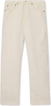 Fortela Barney Five Pocket Loose Fit Denim in Ecru at Nordstrom, Size 23