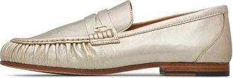 Loriblu Curled Nappa Loafer - Dames - Loafers - Geel - 39 EU - Leer - Schoenen