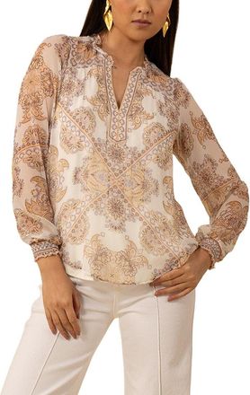 Hale Bob Silk Renata Blouse
