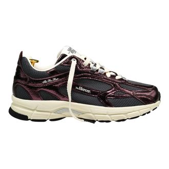 Mercer Amsterdam The Re-Run Cracked - Dames - Schoenen - Rood - Maat: 39 EU Leer