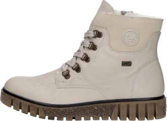 Rieker Veterschoenen Hoog - Dames - Veterlaarzen - Grijs - 41 EU - Schoenen