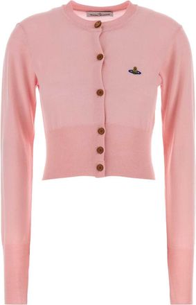 Vivienne Westwood Pink Wool Bea Cardigan
