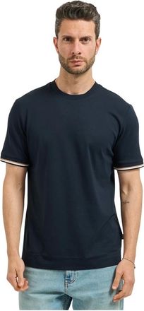 HUGO BOSS Hombre, Camisetas, Azul, Talla: S