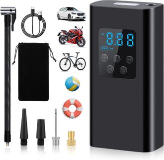 OEM Inflador De Neum&aacute;ticos Para Coche, Compresor De Aire Port&aacute;til De 6000 Mah, Inflador De Neum&aacute;ticos Recargable Para Coches, Motocicletas Y Bicicletas