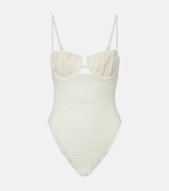 Montce Swim Petal crochet swimsuit