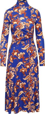 Cara Cara Abito midi a fiori - Blu