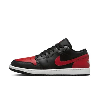 Nike Jordan Mens Air Jordan 1 Low Shoes in Black | 553558-067