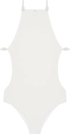 Courr&egrave;ges Badpak met uitsnijding - Dames - Badkleding - Wit - Maat: XS Polyamide