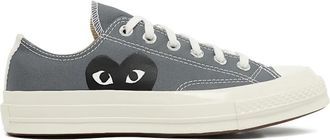 Converse logo-detail low-top sneakers - Grey