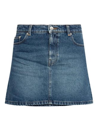 A.P.C. A. P.C.-Minigonna Moss In Denim-Donna