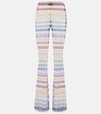 Missoni Pantalones flared en zigzag