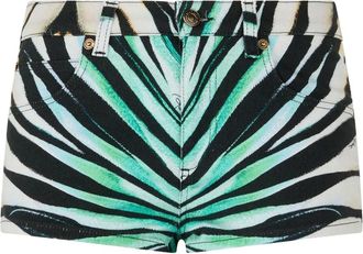Roberto Cavalli Ray Of Sea-print shorts - Blue