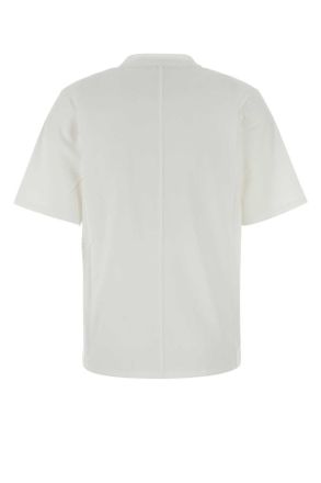 The Row Womens White Cotton Chiara T-Shirt Exterior