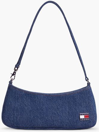 Tommy Hilfiger Womens Tommy Jeans Denim Shoulder Bag - Denim Medium