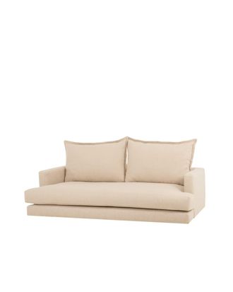 Deco Wood Sof&aacute; recto beige 215x105cm