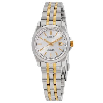Orient Swimmer Quartz Silver Dial Ladies Watch SSZ3W001W0
