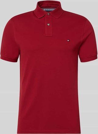 Tommy Hilfiger Regular Fit Poloshirt aus Baumwoll-Mix in Rot, Gr&ouml;&szlig;e XXL