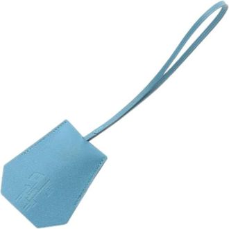 Herm&egrave;s Pre-owned Accessories, female, Blue, Size: ONE SIZE Pre-owned Fabric Key Holder
