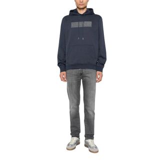 Calvin Klein Hombre, Sudaderas, Azul, Talla: XL
