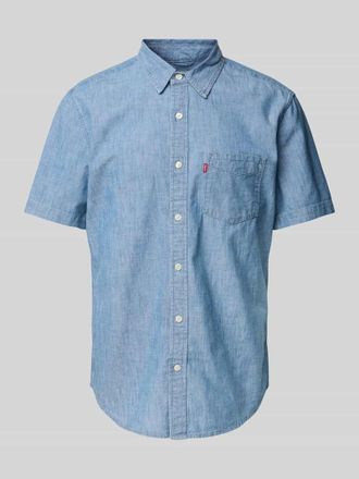 Levi's Standard Fit Jeanshemd mit Brusttasche Modell SUNSET in Hellblau, Gr&ouml;&szlig;e M