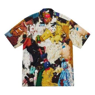 SUPREME FW18 Mike Kelley More Love Hours Than Can Ever Be Repaid Rayon Shirt Multicolor SUP-FW18-287