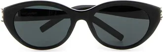 Saint Laurent Womens Black Acetate Sl M148 Sunglasses Blacklightgoldblack Exterior: Occhiali Da Sole