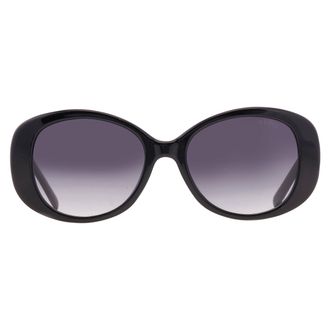 Guess Smoke Gradient Round Ladies Sunglasses GF00058 01B 54