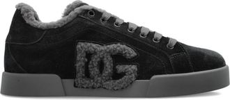Dolce & Gabbana Black Logo Sneakers