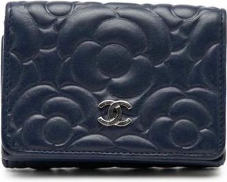 Chanel Pre-owned Wallets, female, Blue, Size: ONE SIZE Pre-owned Vintage Wallet