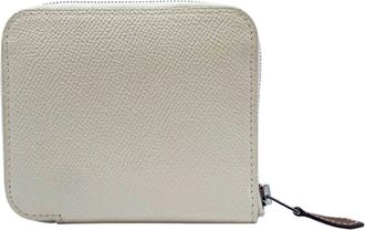 Hermès Off-White Epsom Leather Card Wallet (Pre-Owned)