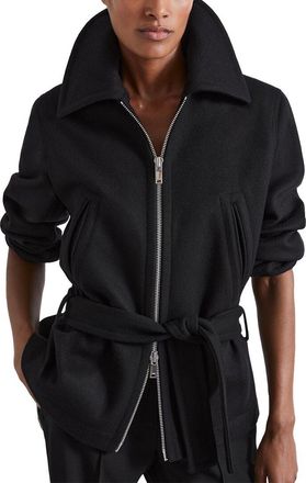 Reiss Ada Wool-Blend Short Coat