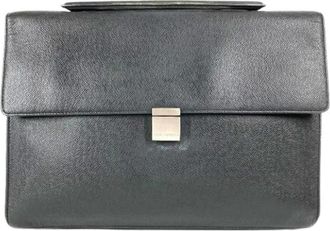 Louis Vuitton Pre-owned Briefcase Handbag - unisex - Vintage Handtas - Zwart - ONE Size - Leer - Vintage